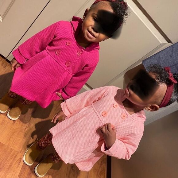 Baby / Toddler Girls Fall Winter Hooded Trench Coat Jacket - Picture 3 of 3